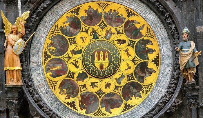 Bild Barock astronomische Uhr