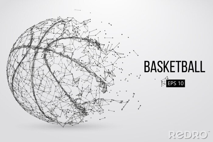 Bild Baskettball im modernen Stil