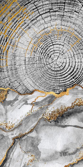 Bild Baumknotenmotiv