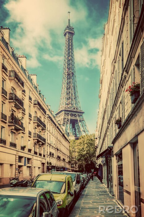 Bild Belebte Straße von Paris
