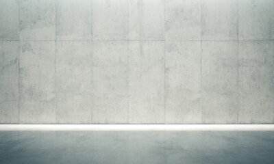 Bild Beleuchtete graue Mauer