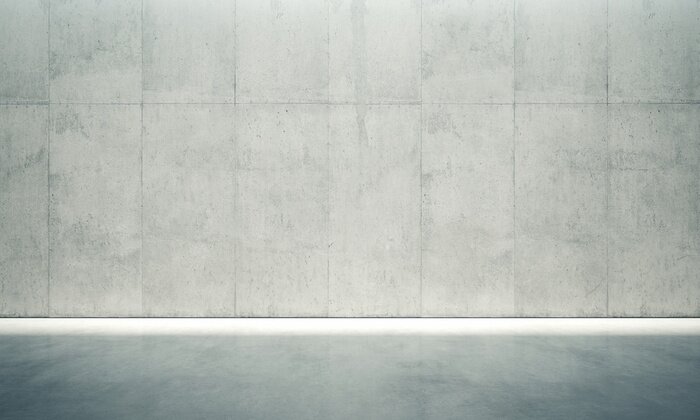 Bild Beleuchtete graue Mauer