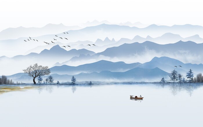 Bild Berge am Horizont