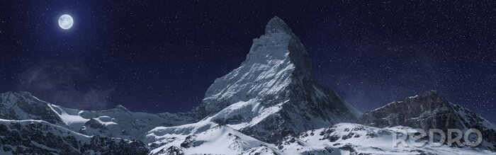 Bild Berge bei Nacht