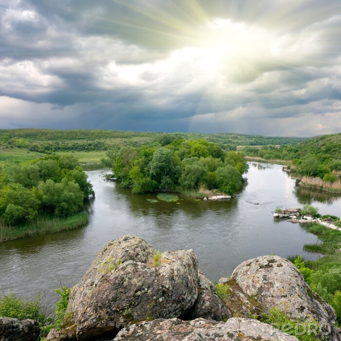 Bild Berge und Flüsse