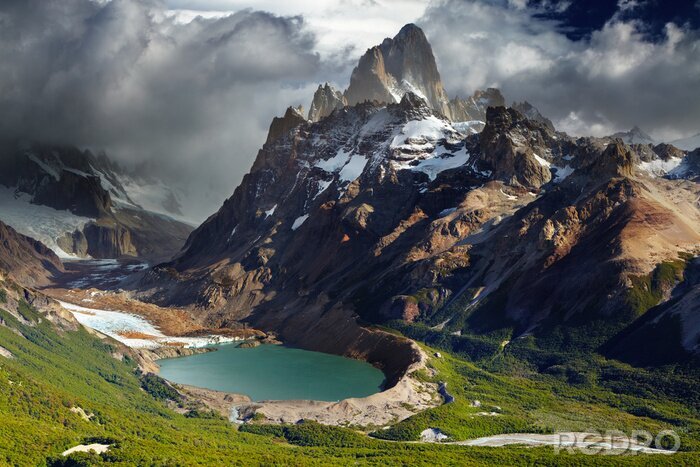 Bild Berge und See in Argentinien