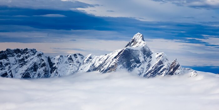 Bild Berggipfel in Wolken
