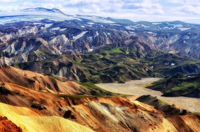 Bild Bergige Landschaft in Island