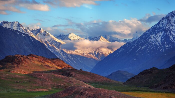 Bild Bergsonnenuntergang