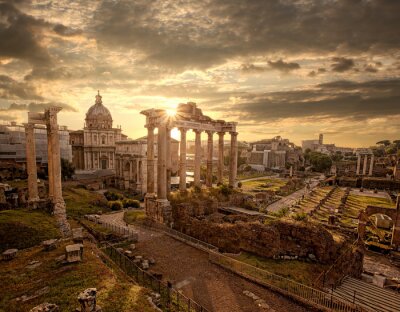Berühmte Ruinen in Rom