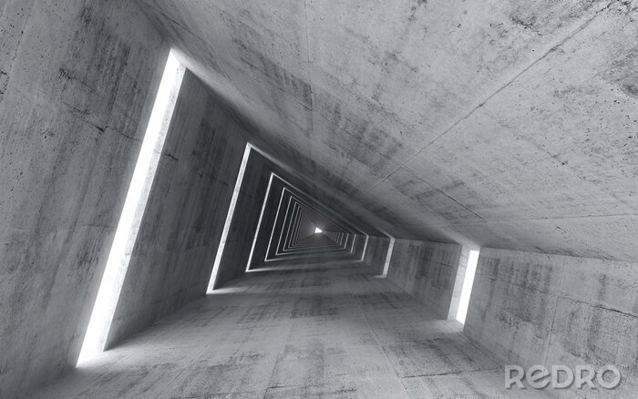 Bild Betontunnel mit 3D-Effekt