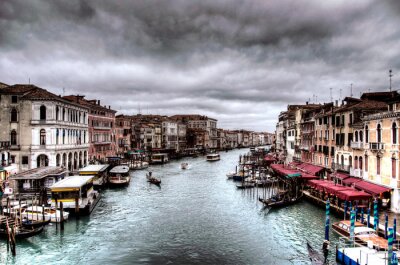 Bild Bewölkte Architektur von Venedig
