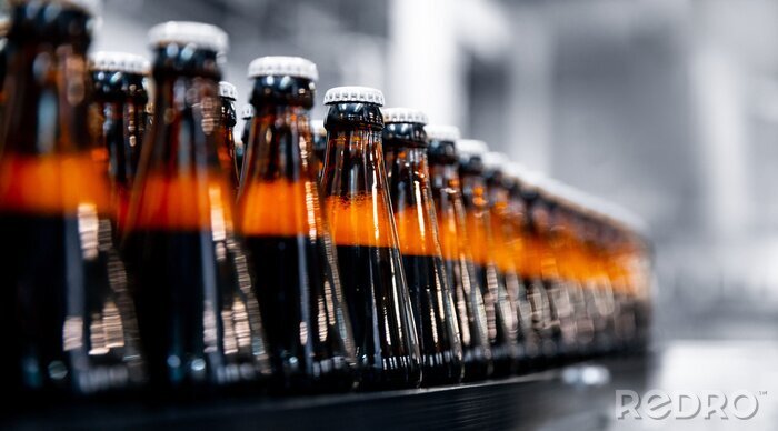 Bild Bierflaschen aus dunklem Glas