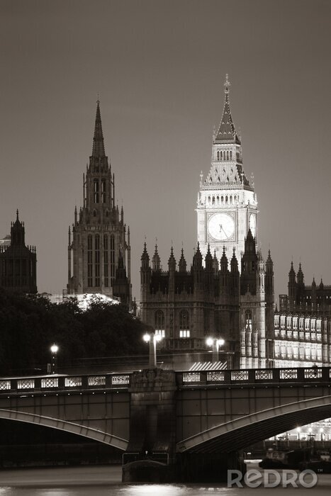 Bild Big Ben auf dem Hintergrund von London