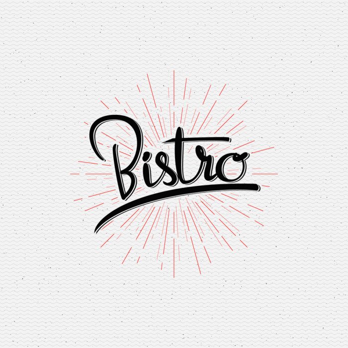 Bild Bistro-Logo auf weißem Hintergrund