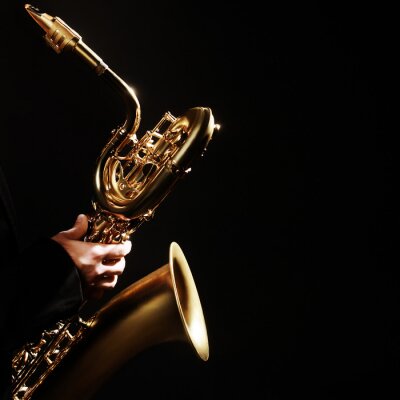Blasinstrumente ein Bild des Saxophons