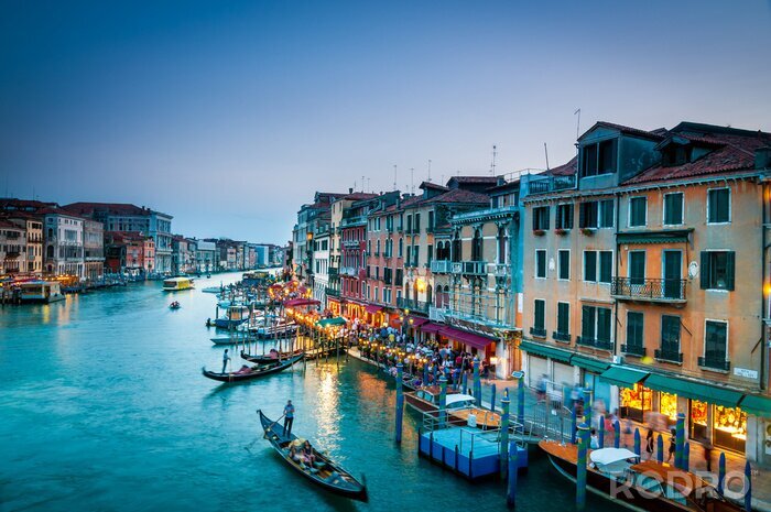 Bild Blaue skyline von venedig