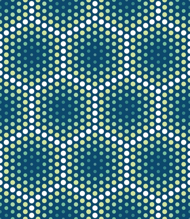 Bild Blaue und weiße Punkte