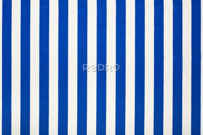 Bild Blaue vertikale Streifen im Hampton-Stil