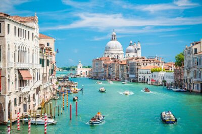 Blauer Blick auf Venedig