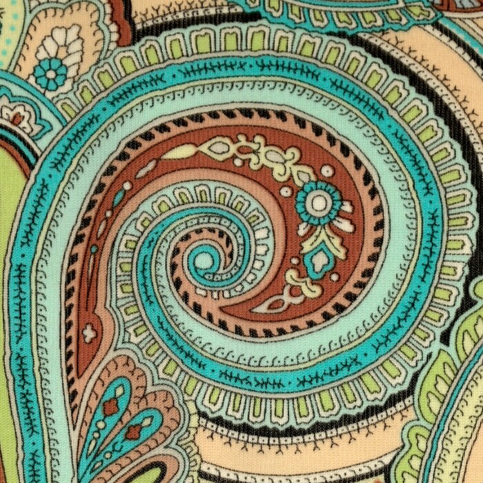 Bild Blaues Ornament aus nächster Nähe