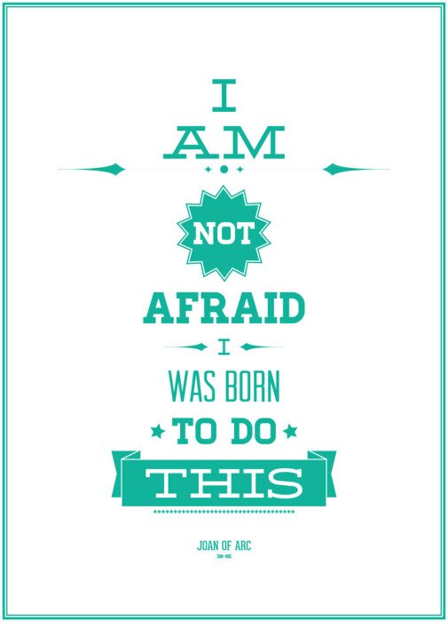 Bild Blaues Zitat über Schicksal