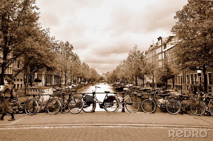 Bild Blick auf die Stadt Amsterdam