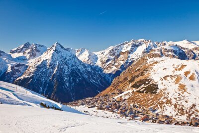 Bild Blick auf französische Alpen