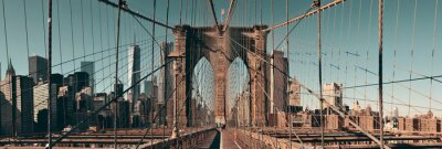 Bild Blick auf New York aus einer Brückenperspektive