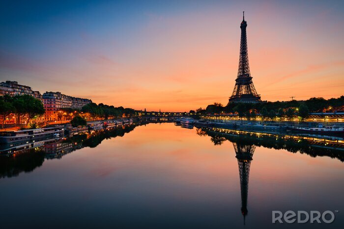 Bild Blick auf Paris am Abend
