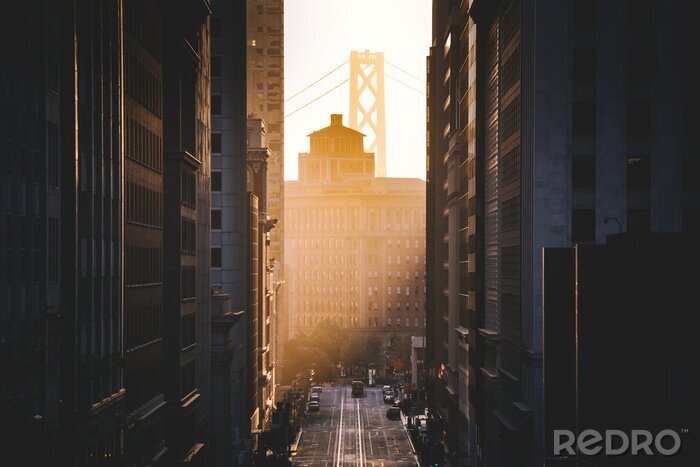 Bild Blick zwischen den Gebäuden von San Francisco