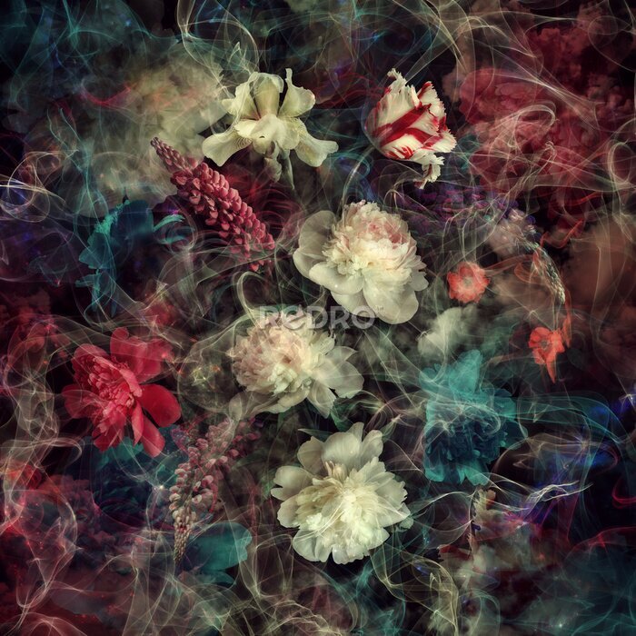 Bild Blumen rauchen