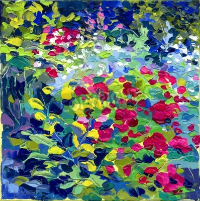 Bild Blumenwiese Impressionismus