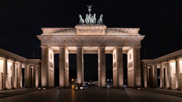 Bild Brandenburger Tor bei Nacht