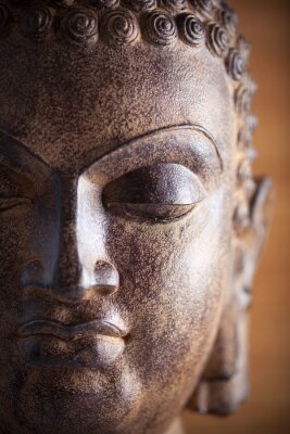 Bild Braune Buddha-Statue