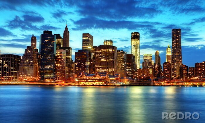 Bild Breitwandblick auf Manhattan