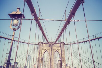 Brooklyn Bridge über die NY