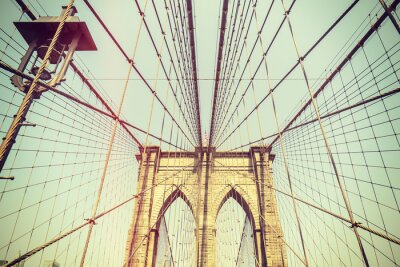Bild Brücke in New York sepia