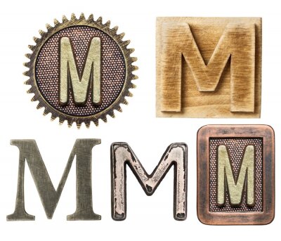 Bild Buchstabe des Alphabets M