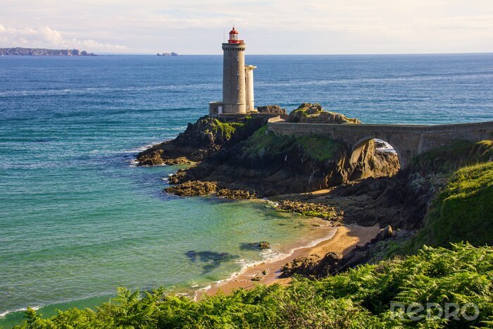Bild Bucht mit Leuchtturm