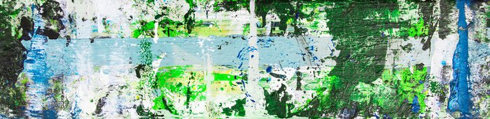 Bild Bunte Abstraktion mit Grün