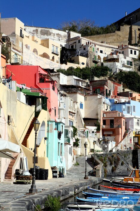 Bild Bunte Häuser auf Insel Procida