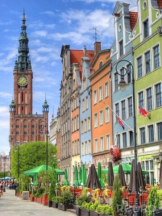 Bild Bunte Häuser in Danzig