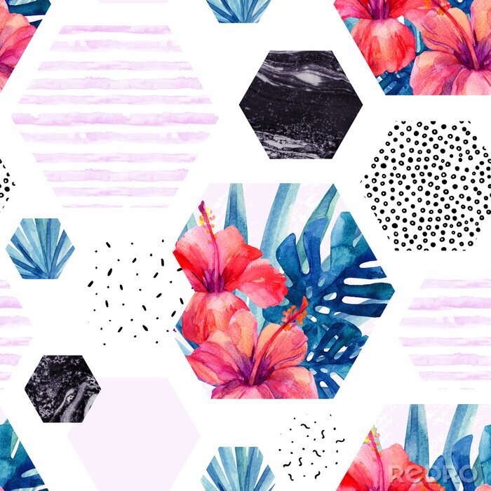 Bild Bunte Pflanzenabstraktion