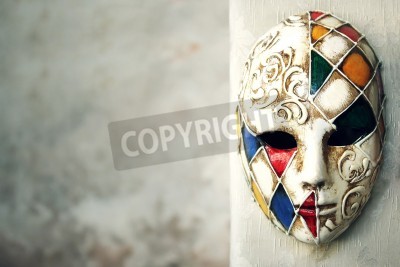 Bild Bunte venezianische Maske