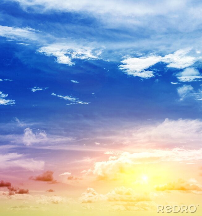 Bild Bunte Wolken am Himmel