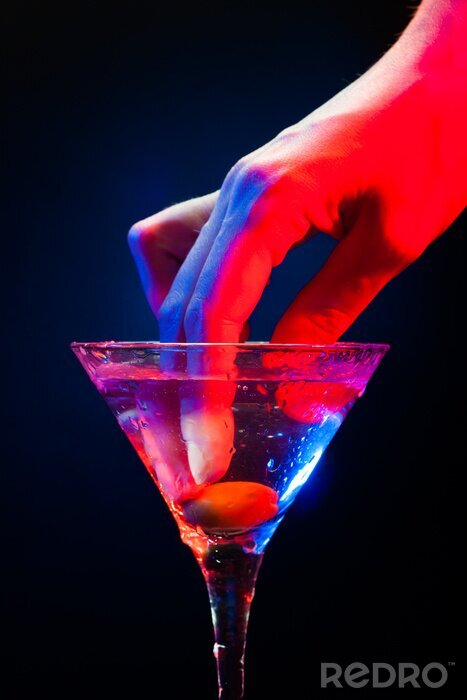 Bild bunten Cocktail