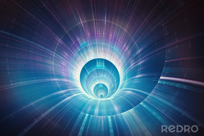 Bild Bunter Tunnel 3D