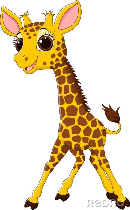 Bild Cartoon-Giraffe