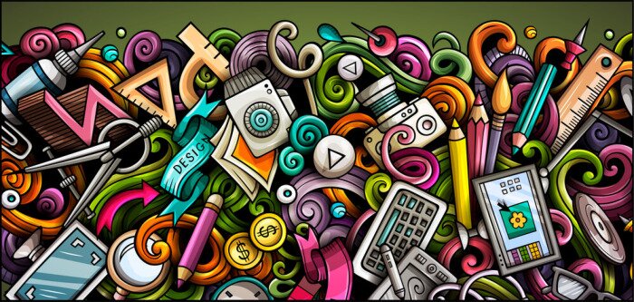 Bild Cartoonartiges Graffiti